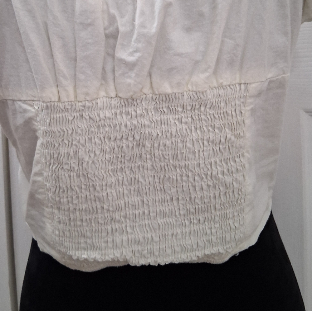 Princess Polly Abe White Crop Top   Size 8 - Picture 7 of 14